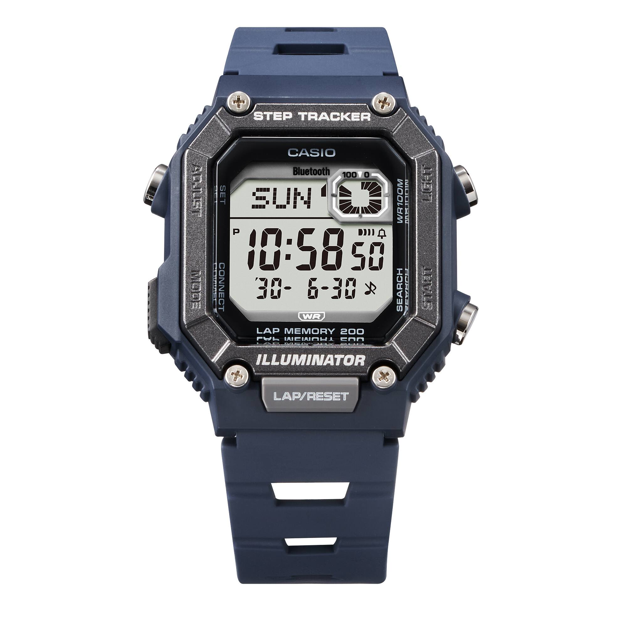 CASIO WS-B1000 Series Digital Bluetooth Watch – Smartphone Pairing, Step Tracker, Stopwatch, 100M Water Resistant, Sports & Fitness Smartwatch