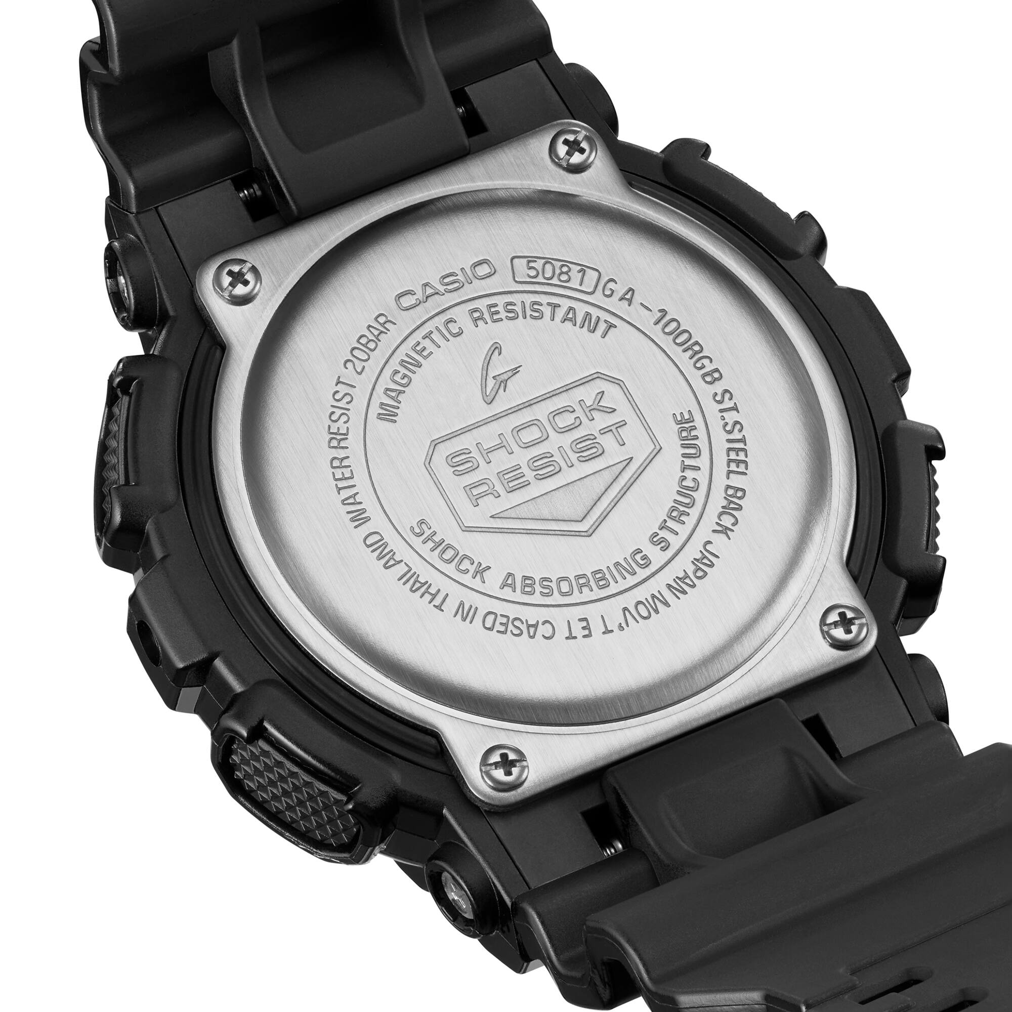 CASIO G-SHOCK GA-100RGB-1ADR MODEL WATCHES