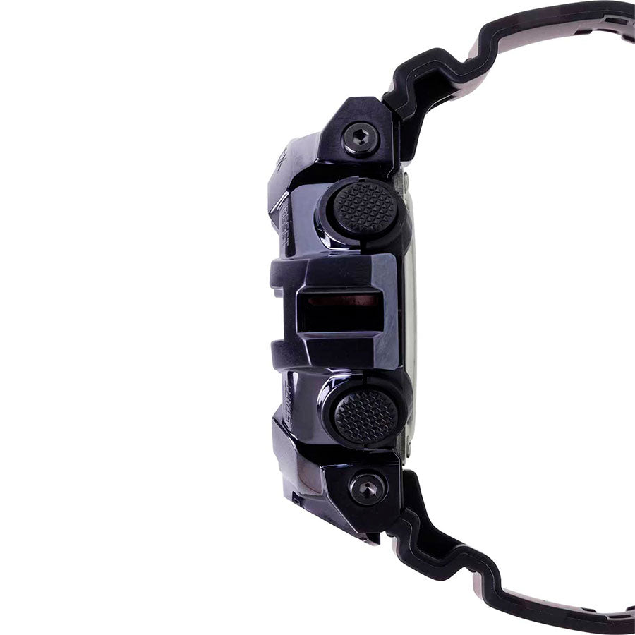 CASIO G-SHOCK GM-700P-6ADR Analog Digital Men's Watch Purple Resin Strap Metallic Bezel 200M Water Resistant
