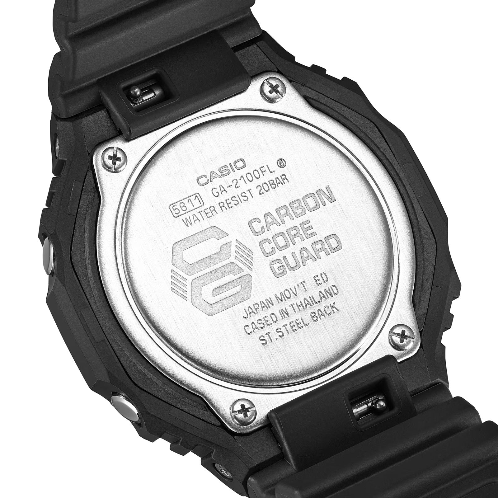 CASIO G-SHOCK GA-2100FL-1A MODEL WATCHES