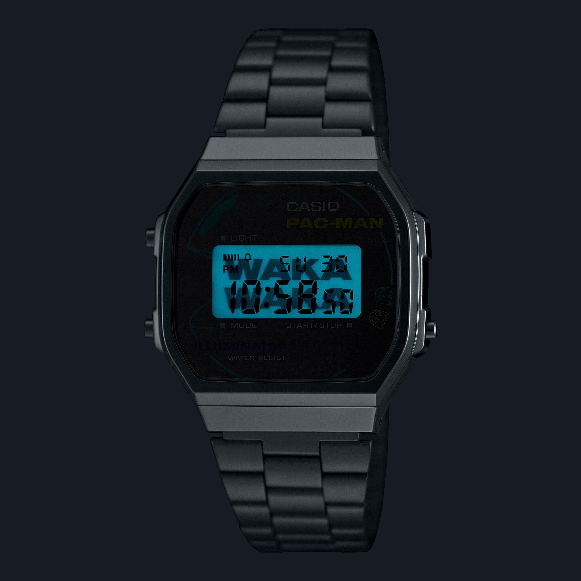 CASIO A168WEPC-7ADR VINTAGE PACMAN COLLABORATION MODEL WATCHES