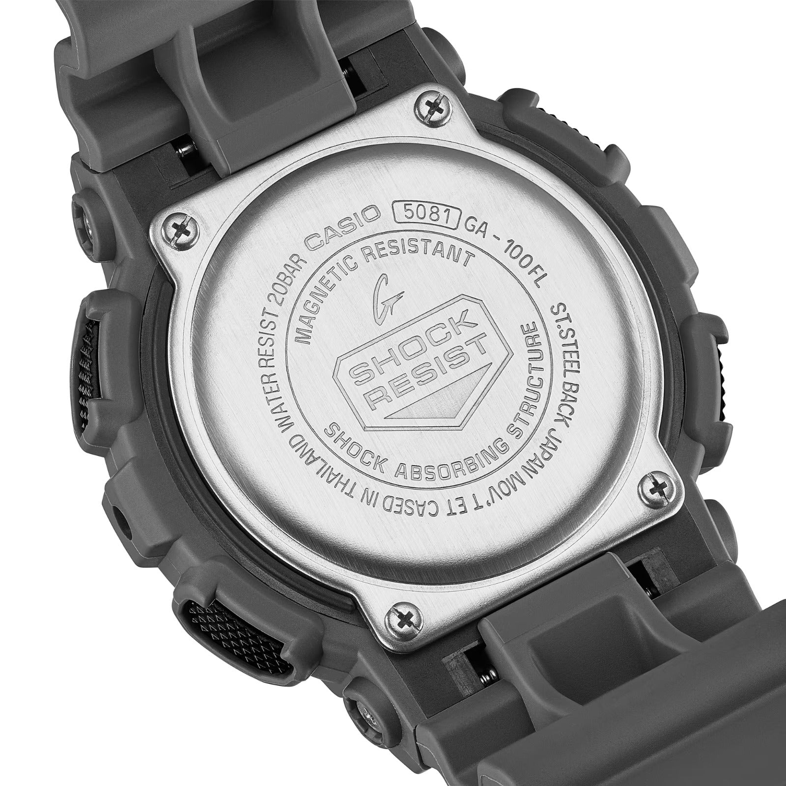 CASIO G-SHOCK GA-100FL-8A MODEL WATCHES