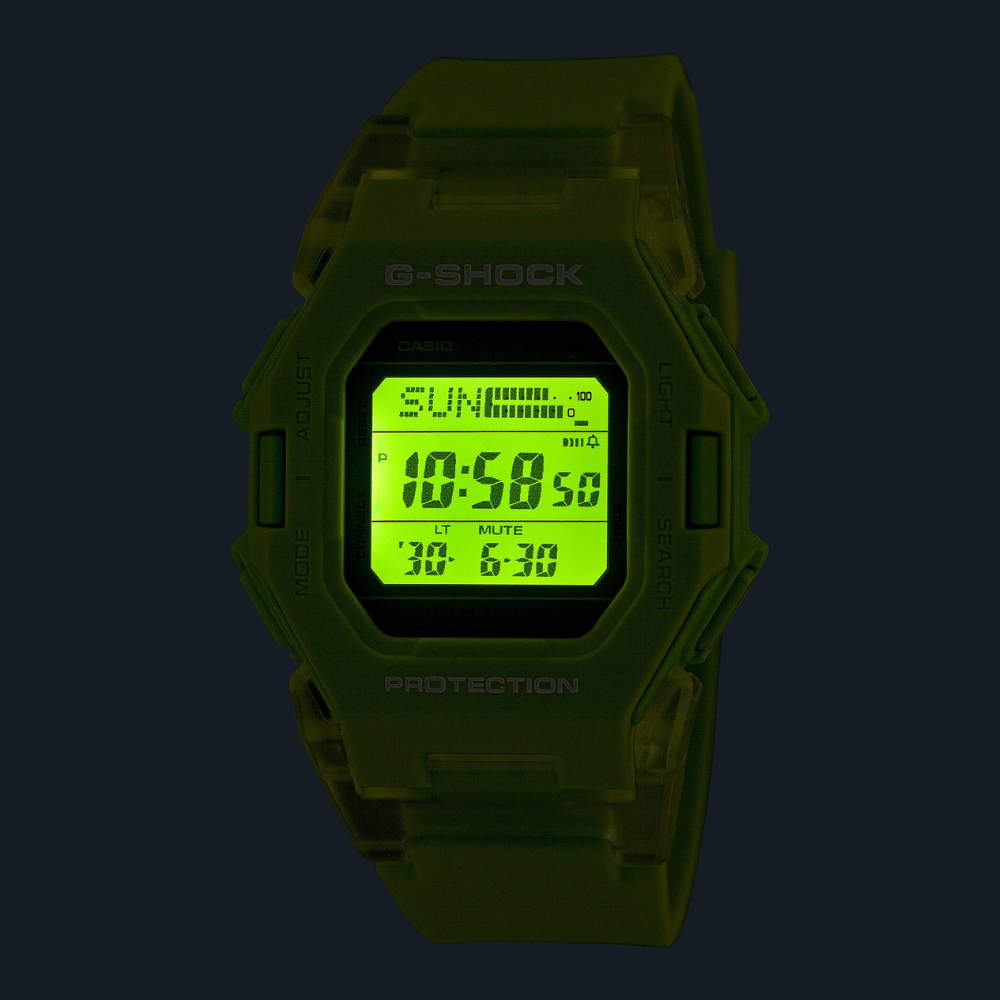 Casio G-SHOCK GD-B500S-3DR Digital Watch for Men | Bluetooth Smartphone Link | Step Tracker | Shock Resistant | 200M Water Resistant | Green Resin Strap
