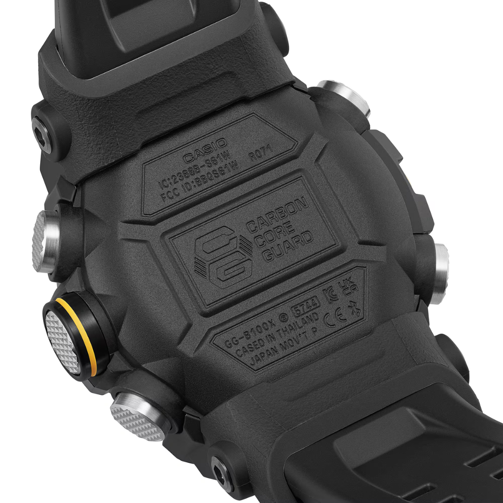 CASIO G-SHOCK GG-B100XMB-1ADR MUDMASTER Analog Digital Men's Watch Black Ion Plated Bezel Bluetooth Quad Sensor 200M Water Resistant