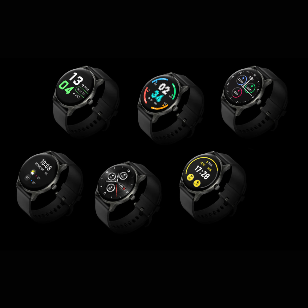 Haylou GS Global Smart Watch – 1.28” HD TFT Display, SpO₂ & Heart Rate Monitoring, Sleep Tracking, 12 Sports Modes, 20-Day Battery, IP68 Waterproof – Compatible with Android & iOS