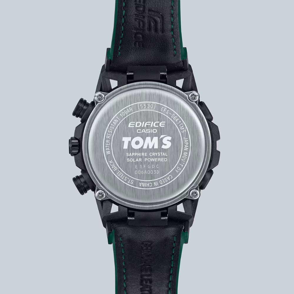 CASIO Edifice EFS-S641TMS-1A Solar Powered Chronograph Watch – Titanium Case & Band, Sapphire Crystal, 100M Water Resistance, Stopwatch, Date Display, Luminous Hands – Men’s Premium Sports & Business Watch