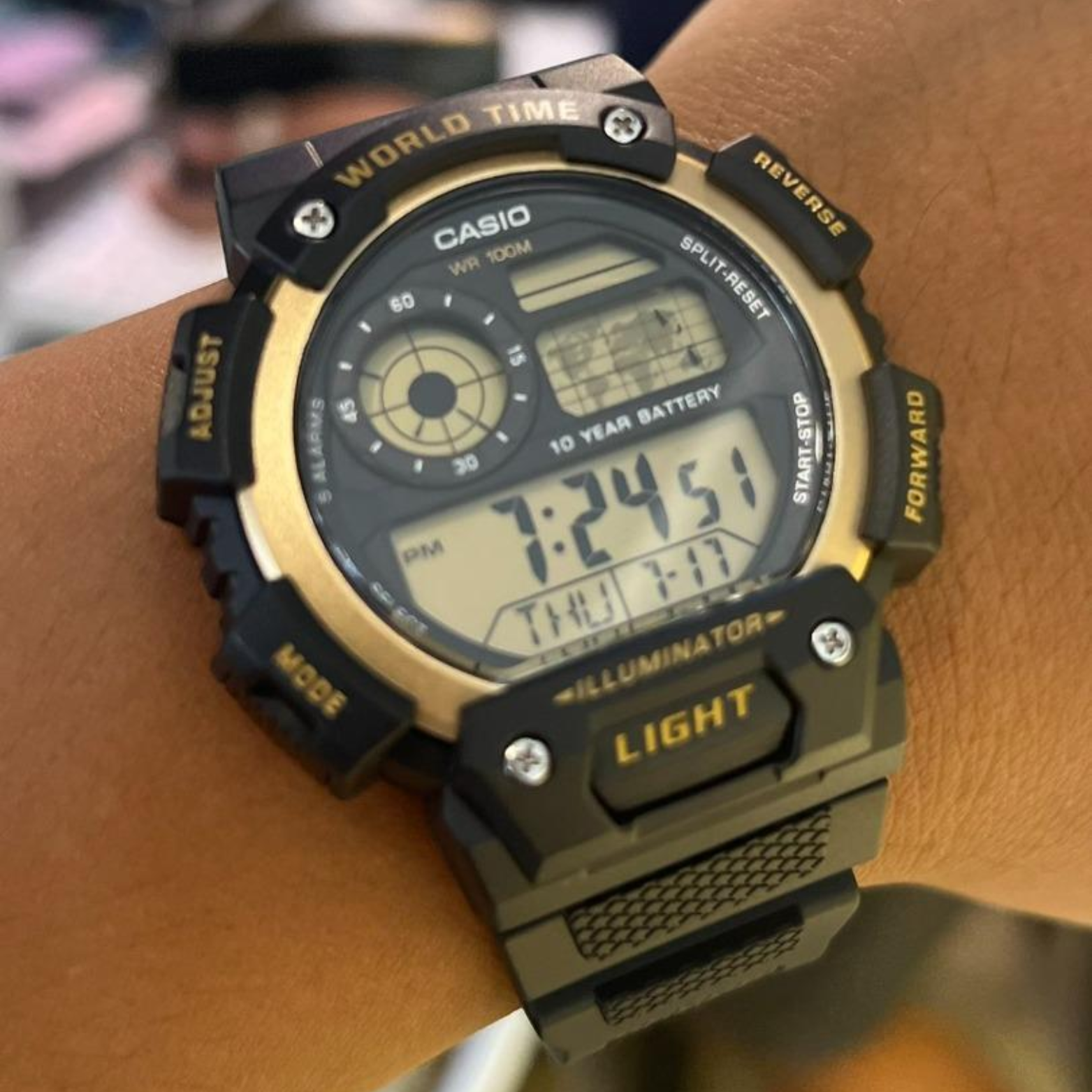 CASIO AE-1400WH-9AVDF MODEL DIGITAL WATCHES