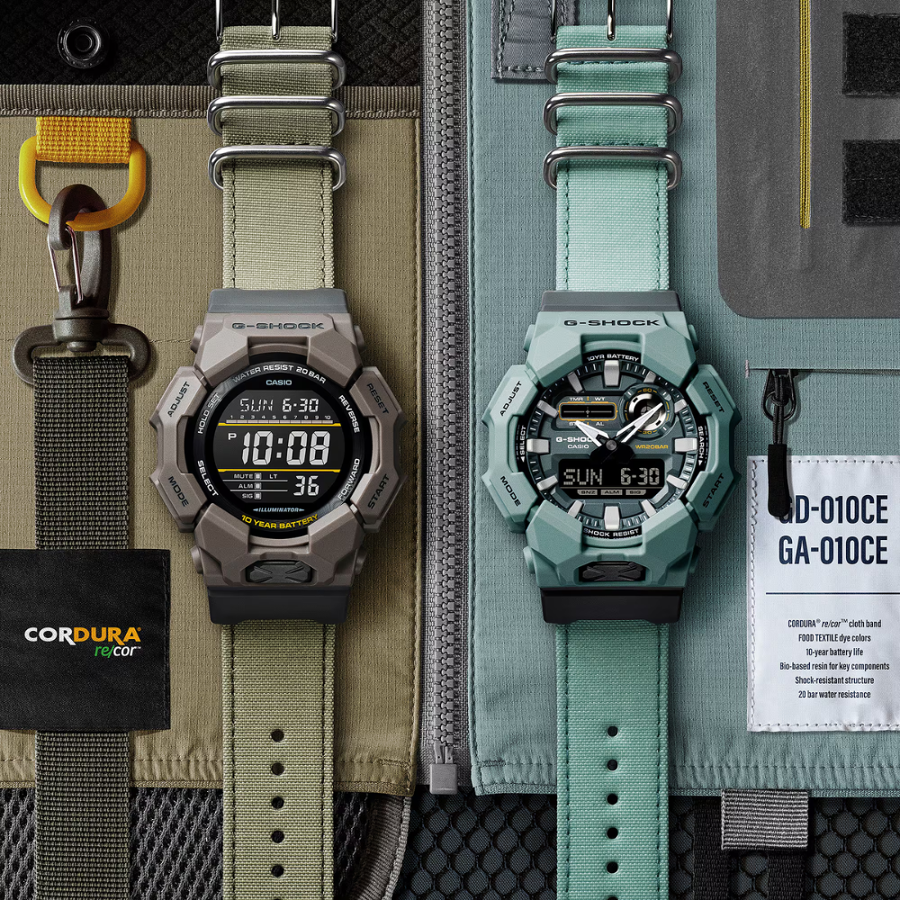 G-SHOCK GA-010CE-2A Men’s Analog-Digital Watch – Shock Resistant, 200M Water Resistance, Resin Band – Blue