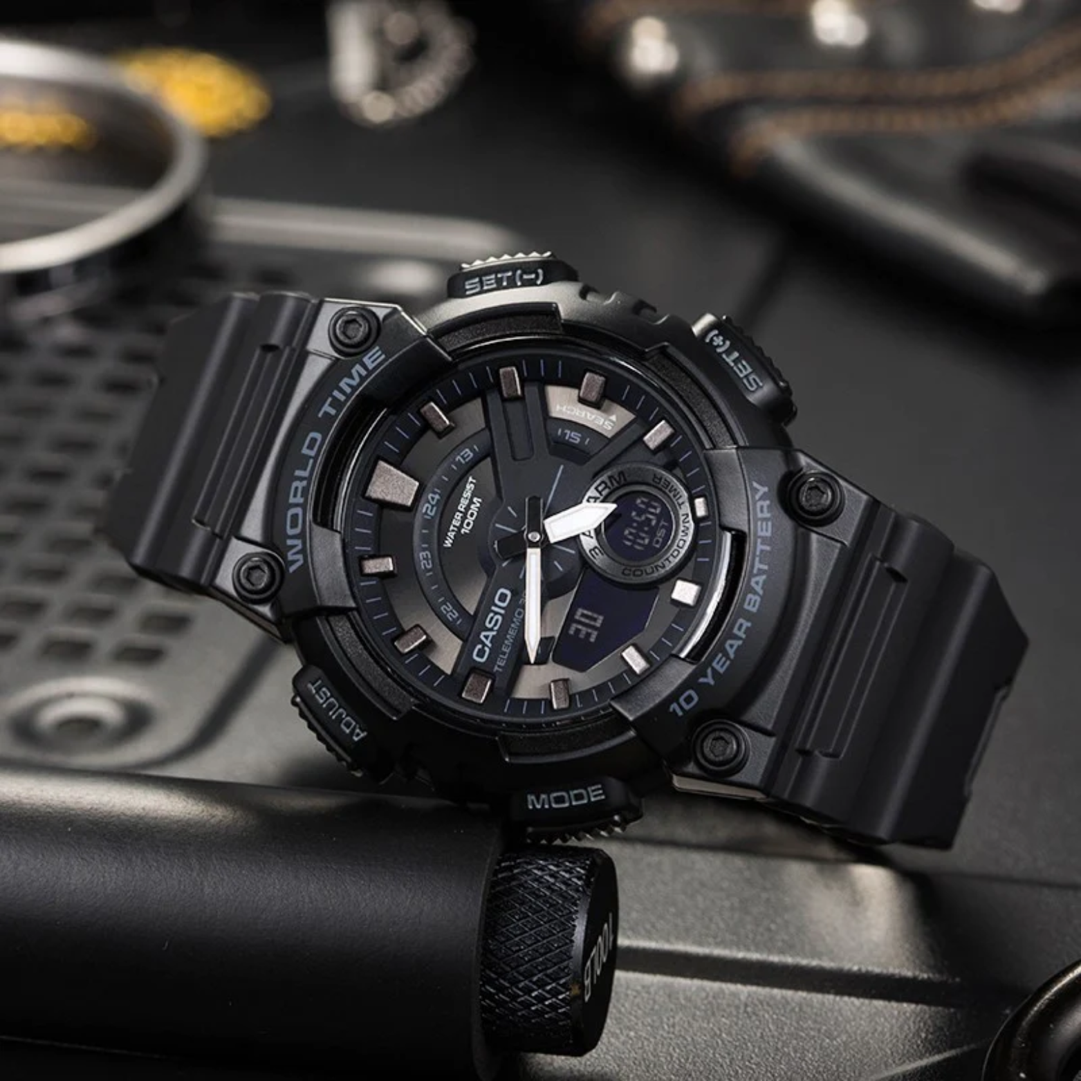 CASIO AEQ-110W-1BVDF MODEL ANALOG- DIGITAL COMBINATION WATCHES