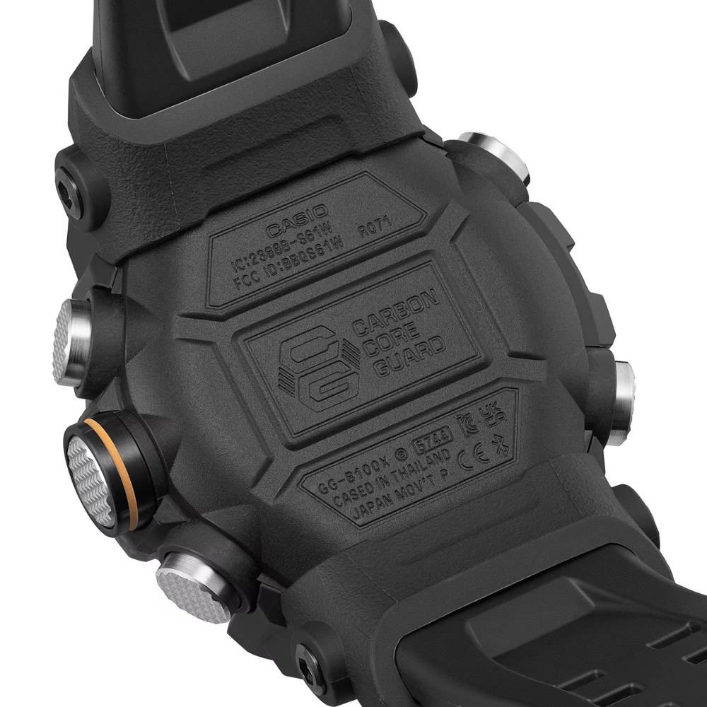 CASIO G-SHOCK GG-B100X-1ADR MUDMASTER Analog Digital Men's Watch Carbon Bezel Bluetooth Quad Sensor 200M Water Resistant