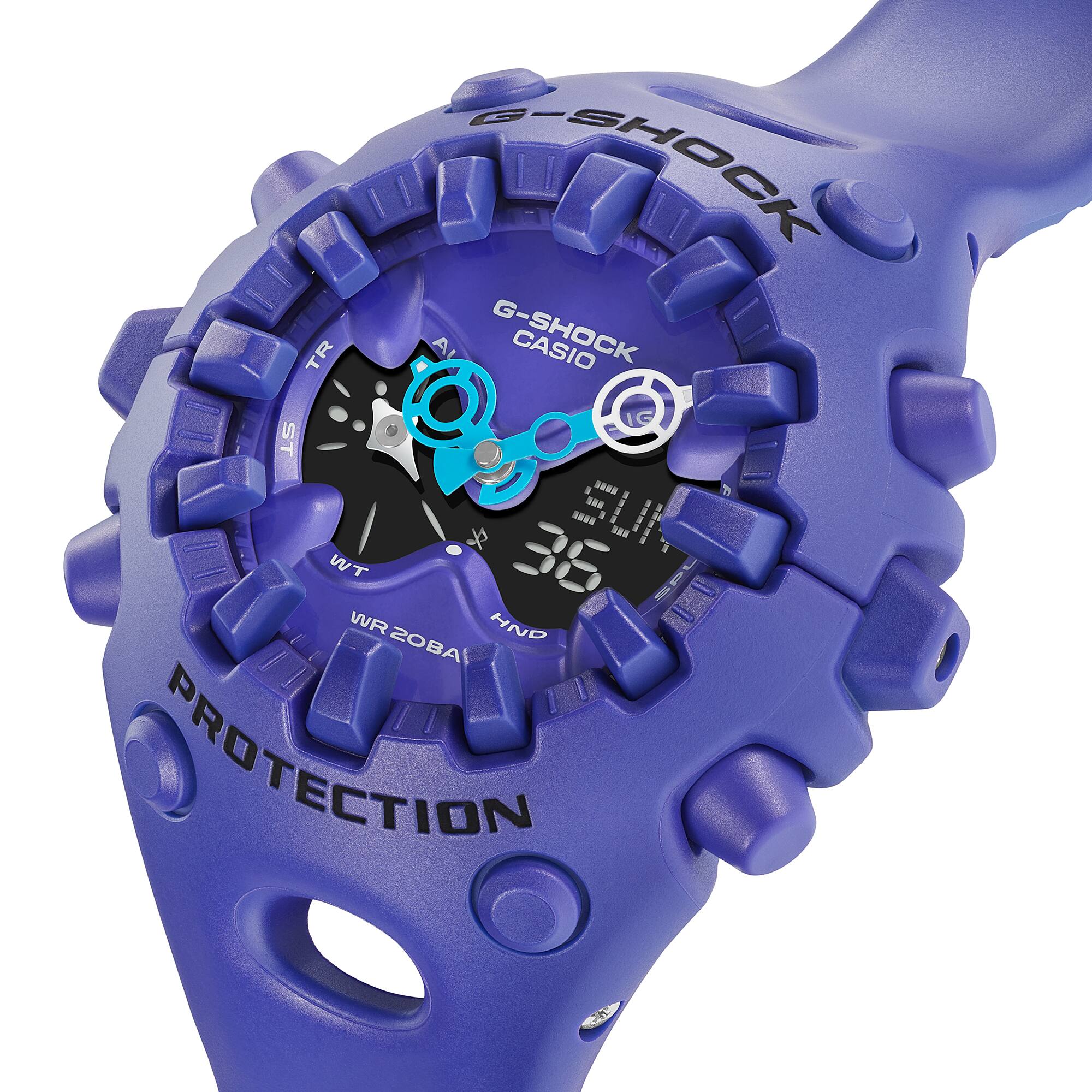 G-SHOCK GA-V01-2A Men’s Analog-Digital Watch – Tough Solar, Shock Resistant, 200M Water Resistance – Blue