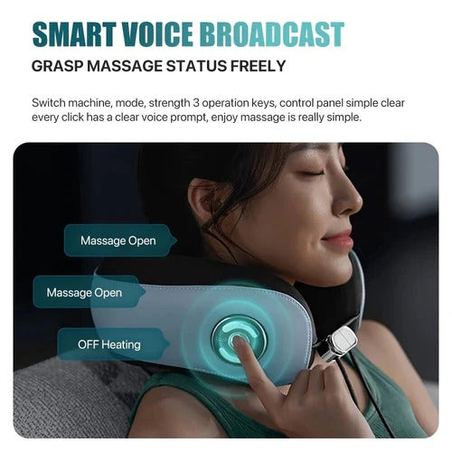 Philips PPM3304 Shoulder & Neck Massager – 4‑Node Kneading + 42 °C Hot Compress, Cordless, USB‑C, Ergonomic Wraparound Design