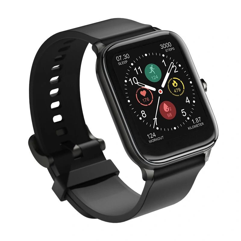 Haylou GST Global Smart Watch – 1.69” HD Full Touch Display, 12 Sports Modes, SpO₂ & Heart Rate Monitoring, Sleep Tracker, 20-Day Battery Life, IP68 Waterproof – Android & iOS Compatible