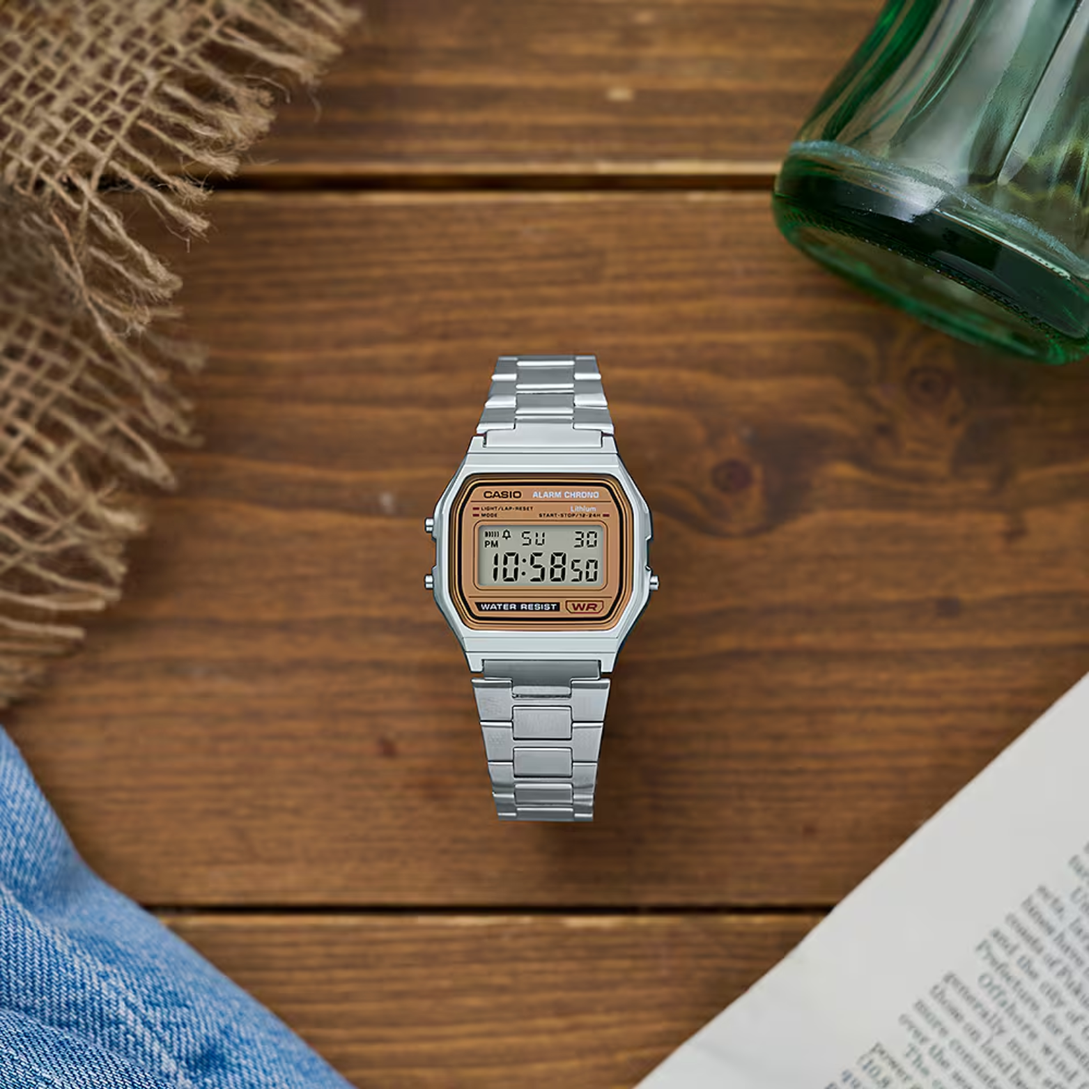 CASIO A158WEA-9EF MODEL VINTAGE UNISEX WATCHES