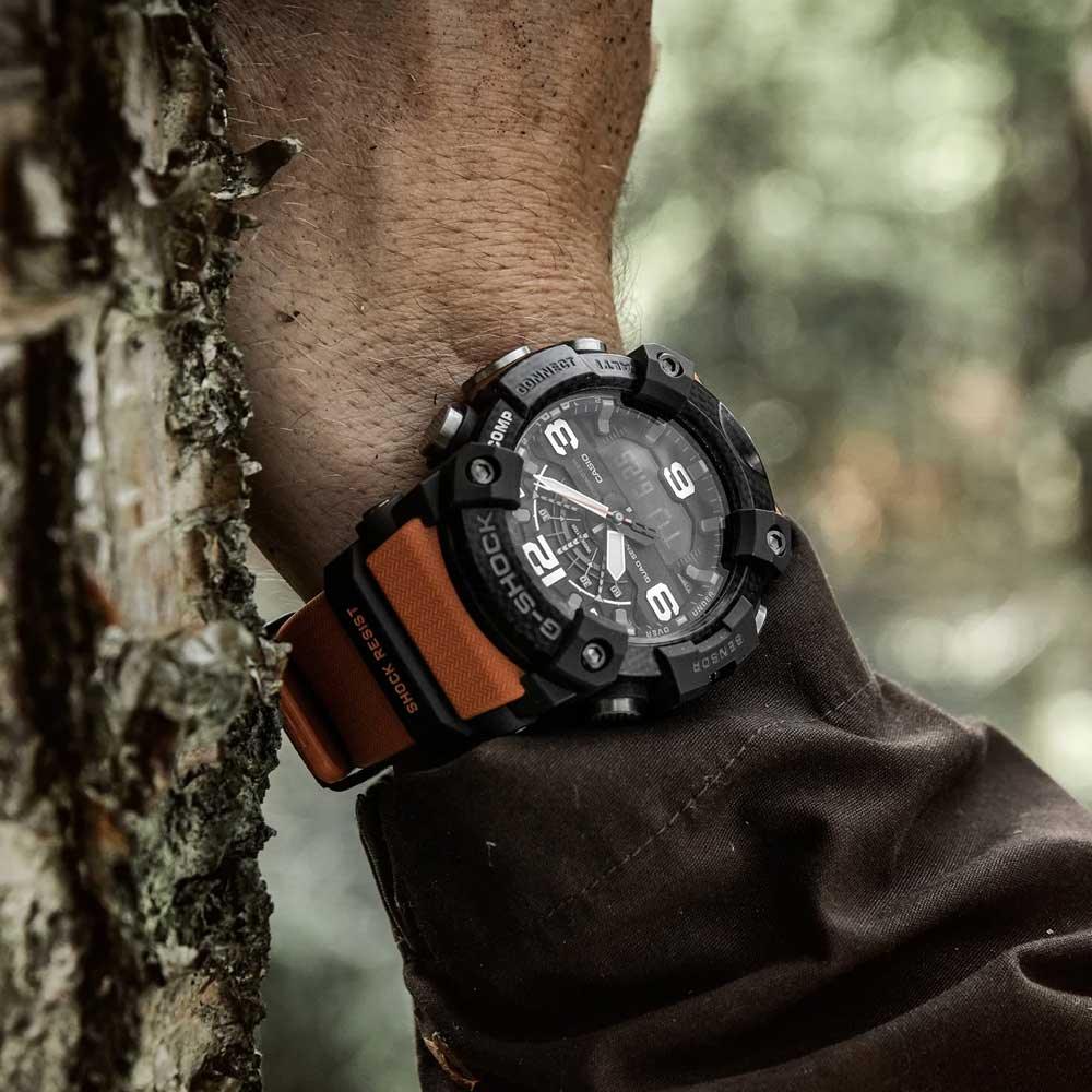 CASIO G-SHOCK MUDMASTER GG-B100-1A9 MASTER OF G Men's Watch – Bluetooth, Quad Sensor, Carbon Core Guard, Shock & Mud Resistant, 200M Water Resistant