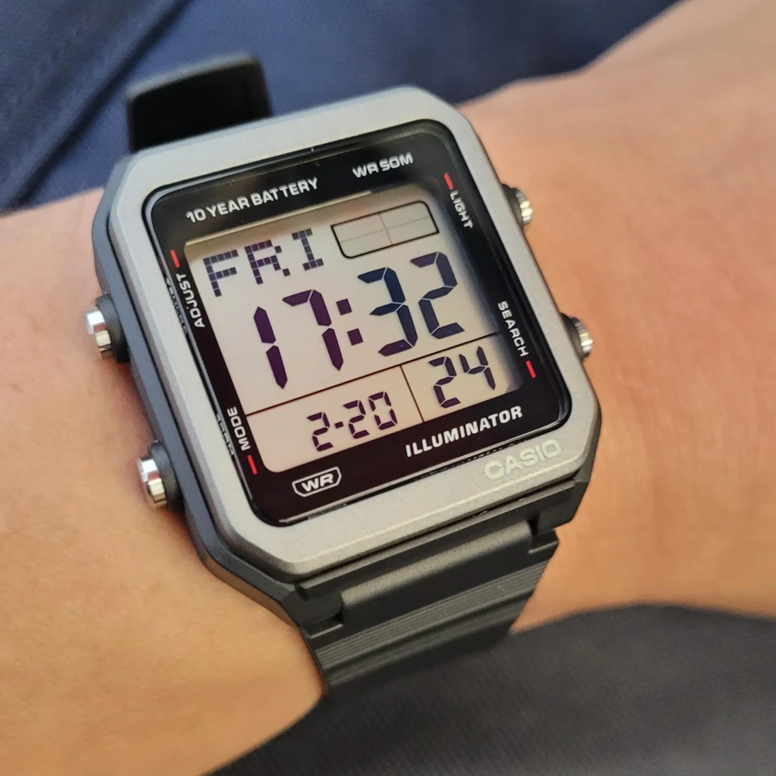 CASIO W-221H Series Men's Digital Watches – Stylish, Water Resistant & Durable