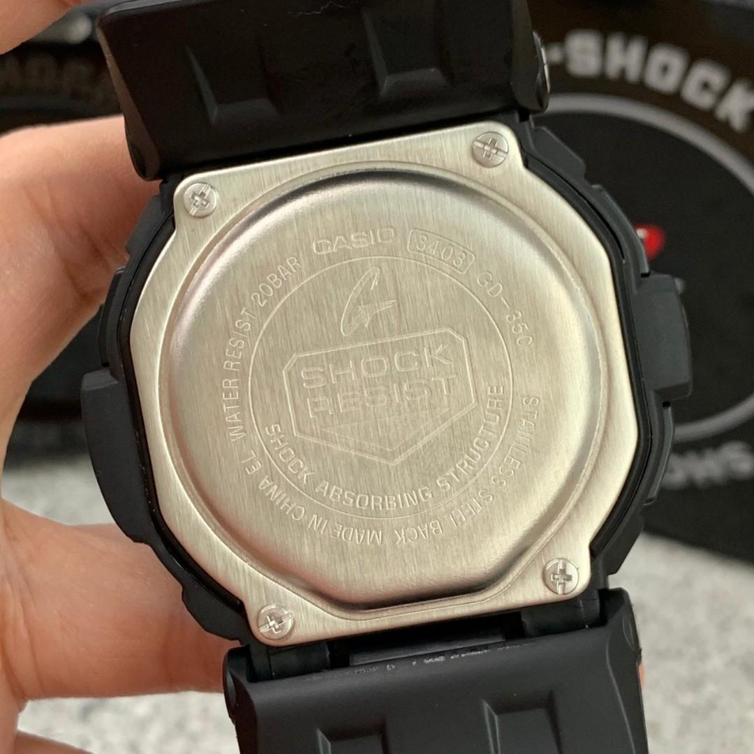 CASIO G-SHOCK GD-350-1B MODEL WATCHES