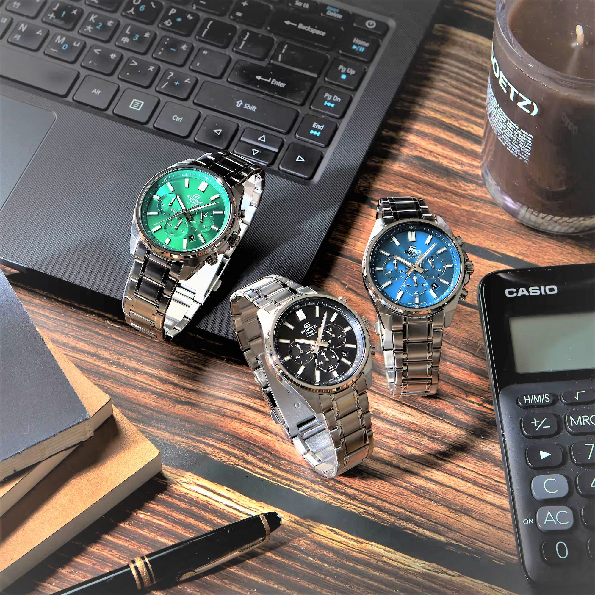 CASIO EDIFICE EFV-650D-3AVUDF MODEL WATCHES