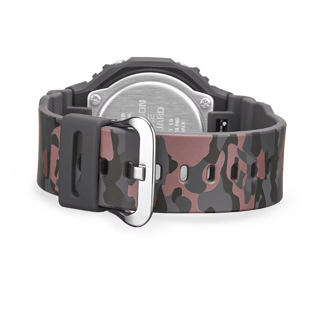 CASIO G-SHOCK GA-2100CM-8ADR Analog Digital Men's Watch Grey Camouflage Resin Strap 200M Water Resistant