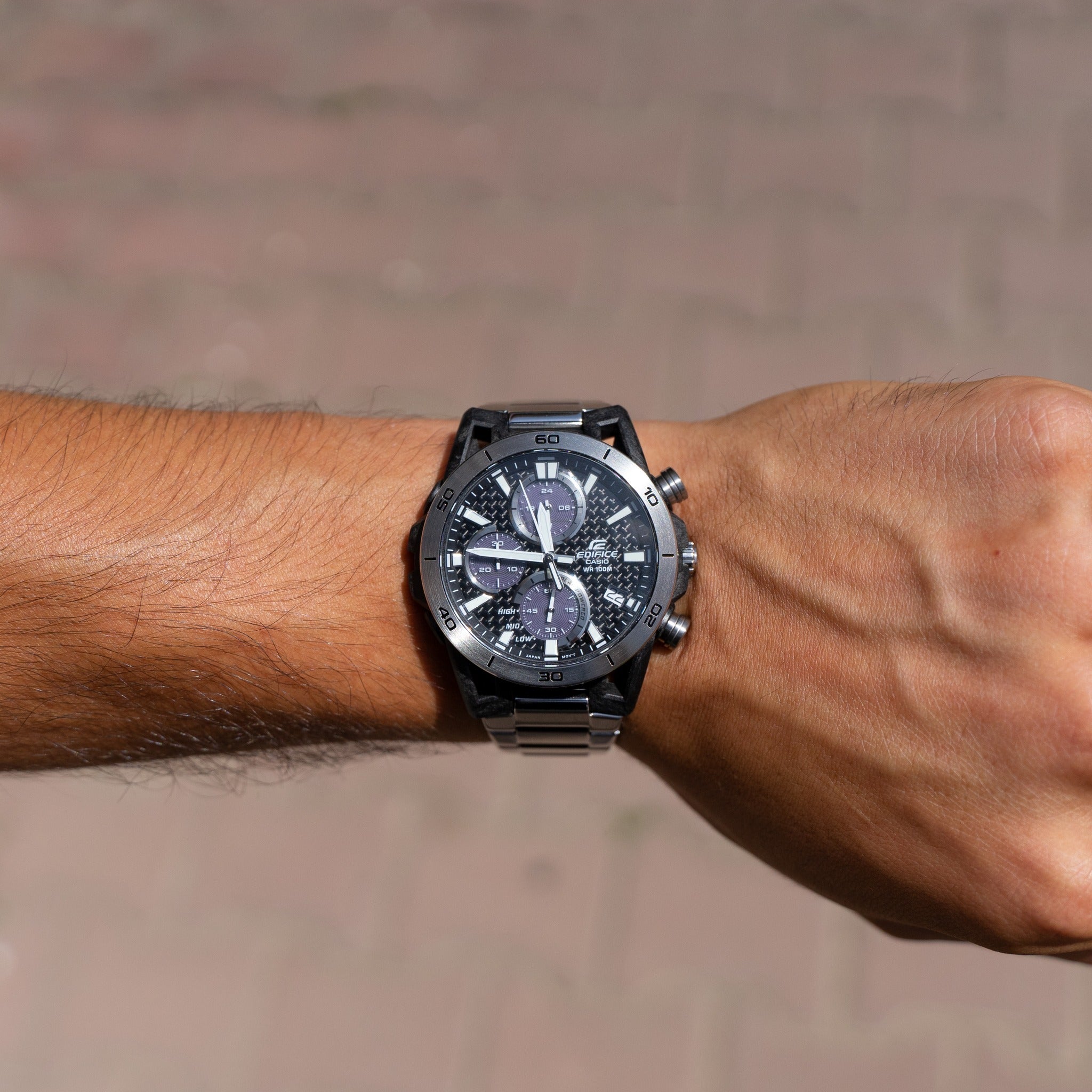 CASIO EDIFICE EQS-960D-1AVUDF Men’s Watch | Stainless Steel Silver | Motorsport-Inspired Premium Style