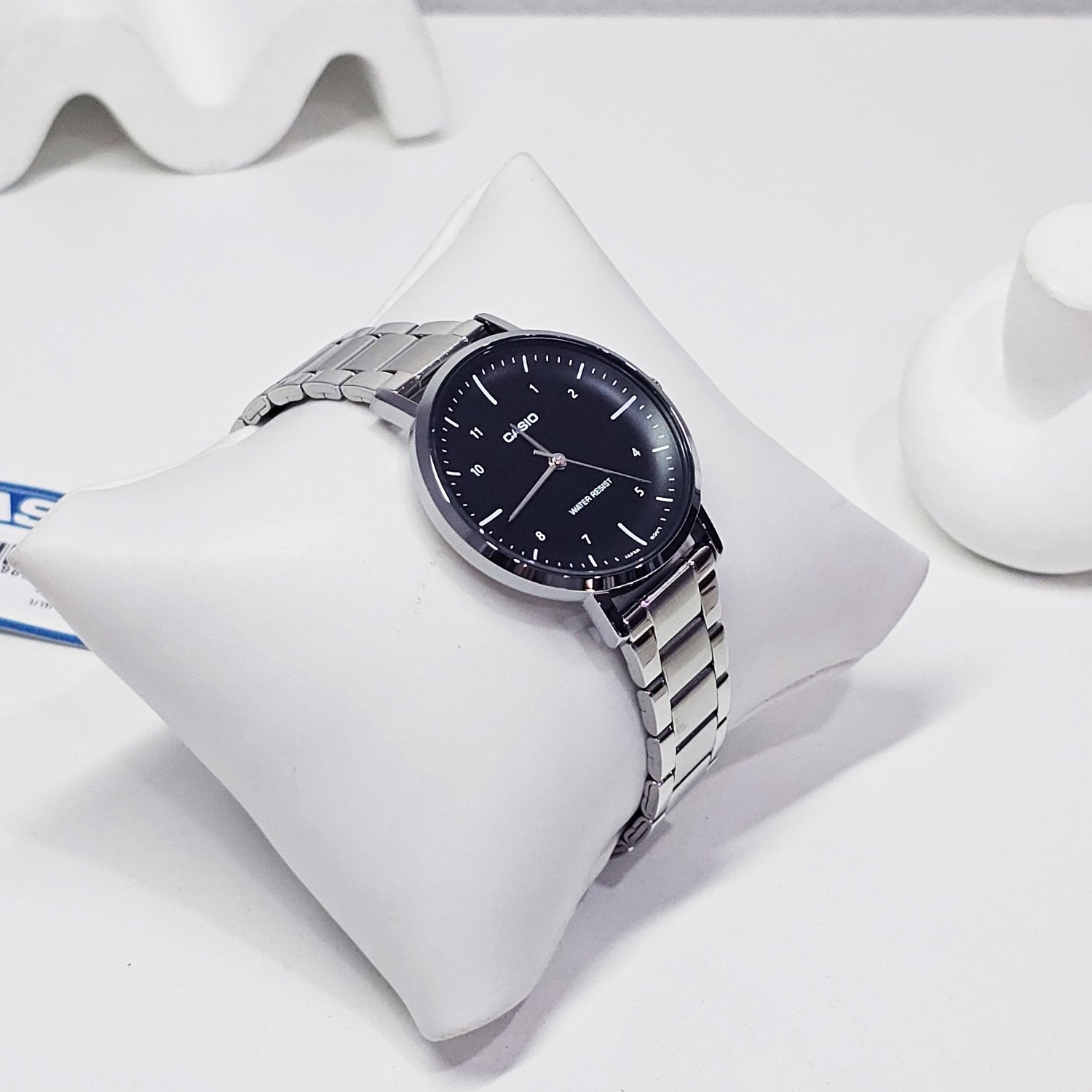 CASIO MTP-VT03D Series Standard Analog Men’s Watch – Stainless Steel Case & Band, Quartz Movement, Minimalist Dial, 50M Water Resistance, Date Display, Long Battery Life – Men’s Classic Business Watch