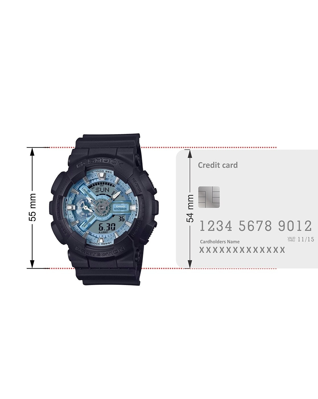 CASIO G-SHOCK GA-110CD-1A2DR MODEL WATCHES