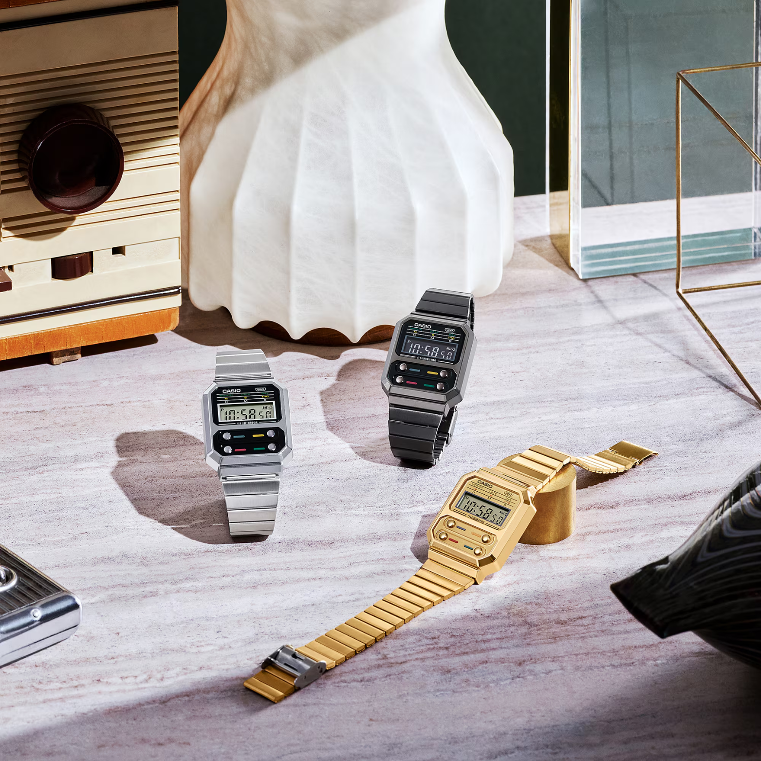 CASIO A100WE-1ADF VINTAGE MODEL WATCHES
