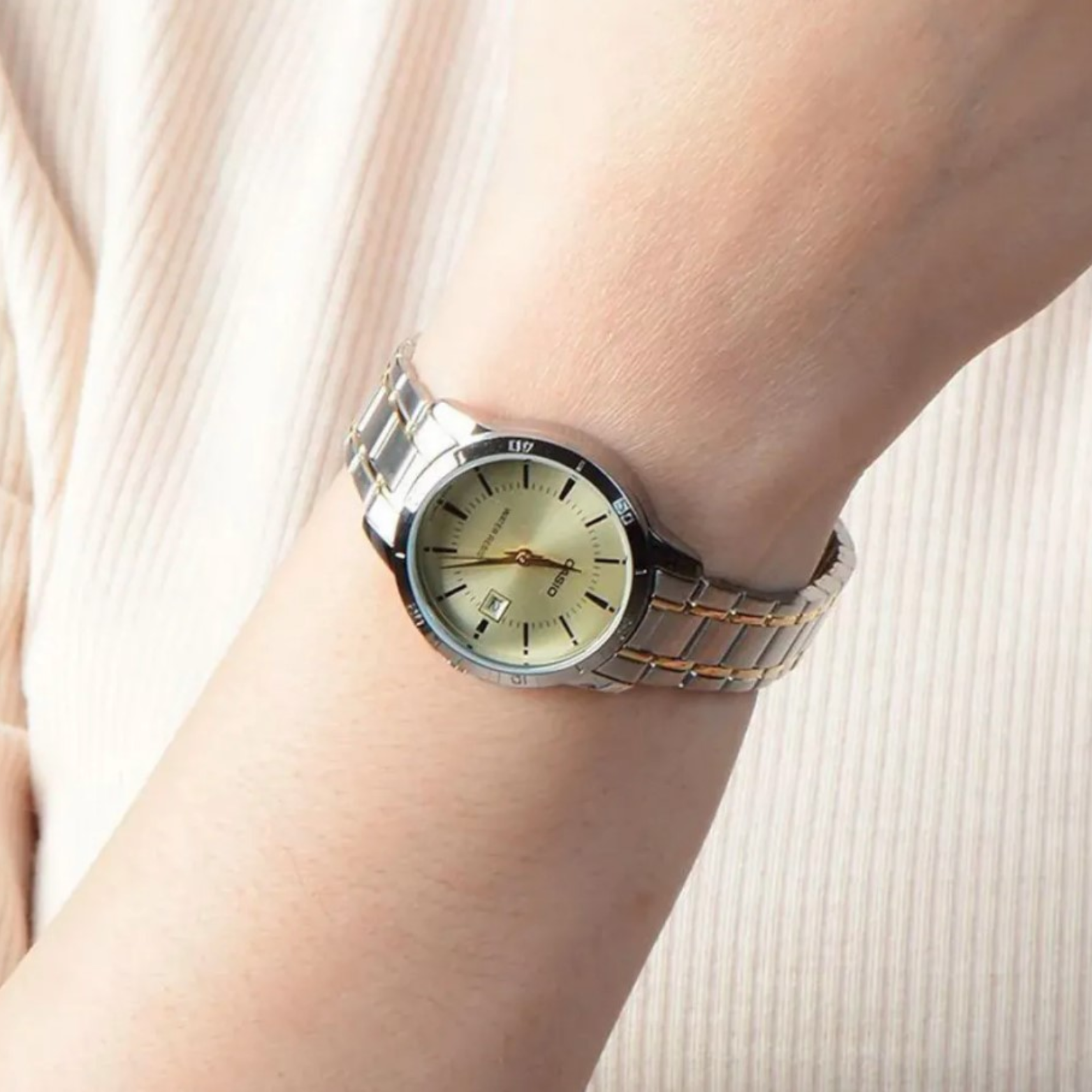 CASIO LTP-V004SG-9AUDF MODEL STANDRAD WOMEN'S ANALOG WATCHES
