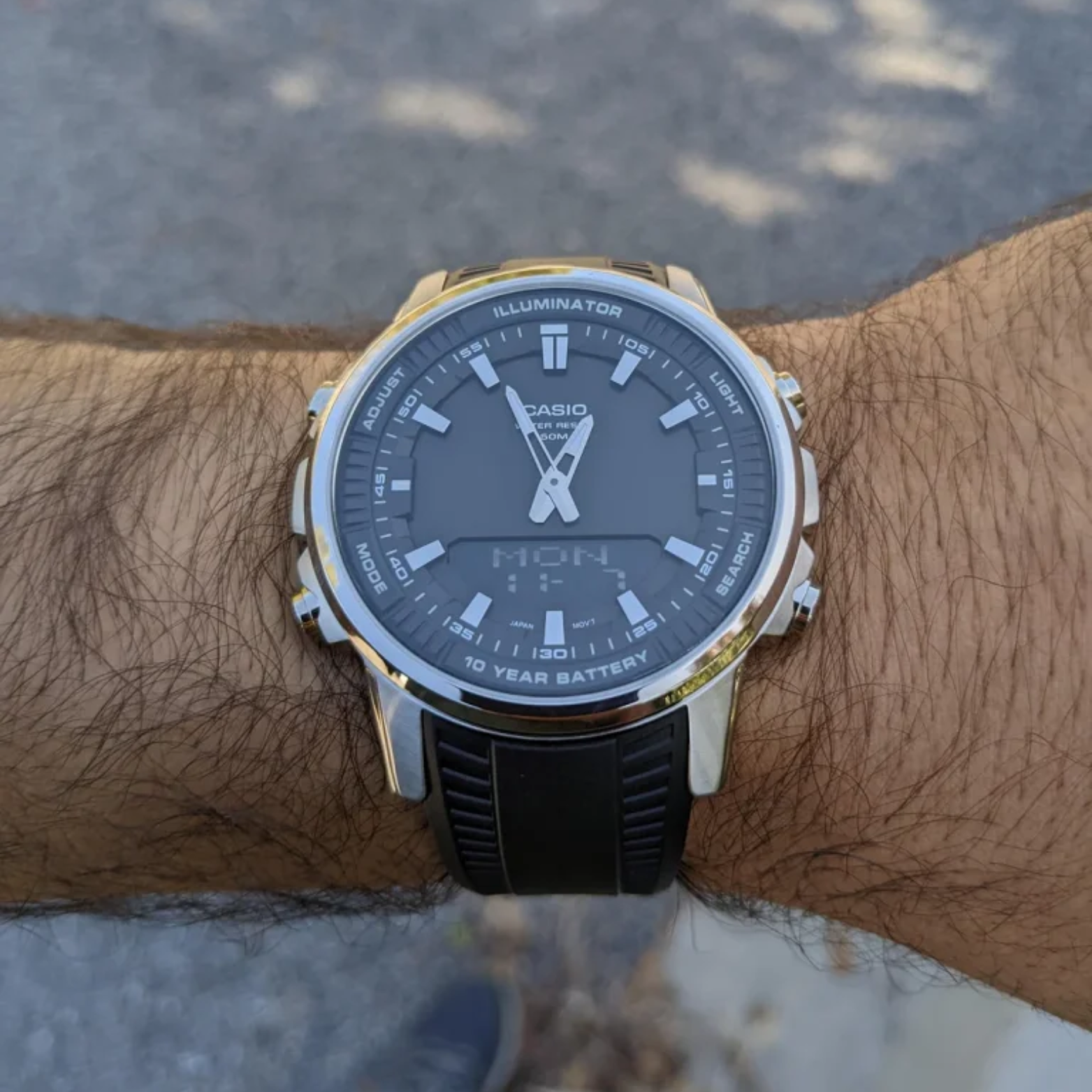 CASIO AMW-880-1AVDF MODEL ANALOG-DIGITAL COMBINATION WATCHES