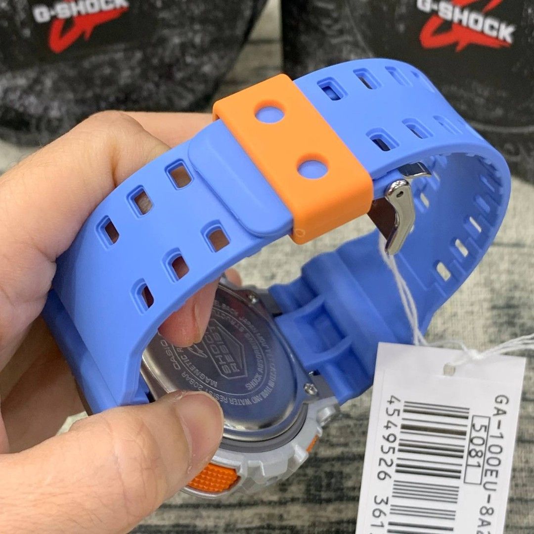 CASIO G-SHOCK GA-100EU-8A2DR MODEL WATCHES