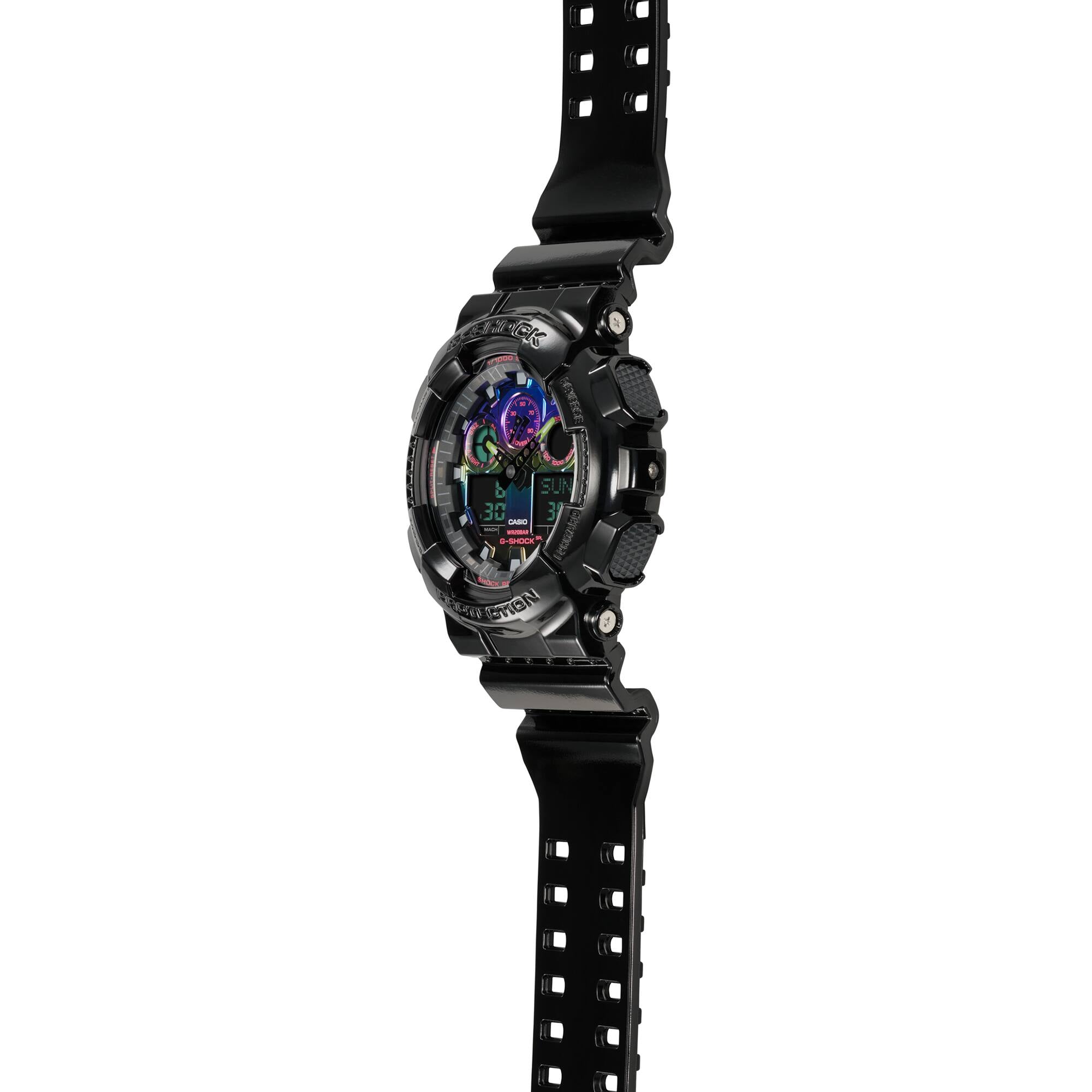 CASIO G-SHOCK GA-100RGB-1ADR MODEL WATCHES