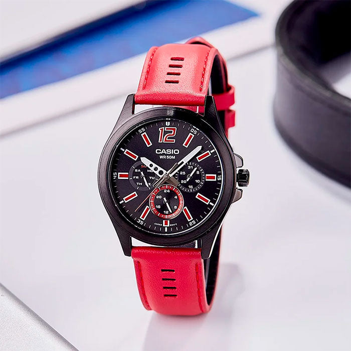 CASIO MTP-E350BL-1BVDF MODEL STANDARD ANALOG MEN'S WATCHES