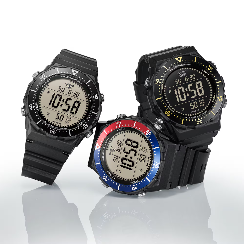 CASIO AE-1700-1BVDF Digital Sports Watch – Black Resin Strap, Large Display, Everyday Outdoor & Active Wear - THE HAPPY BUY