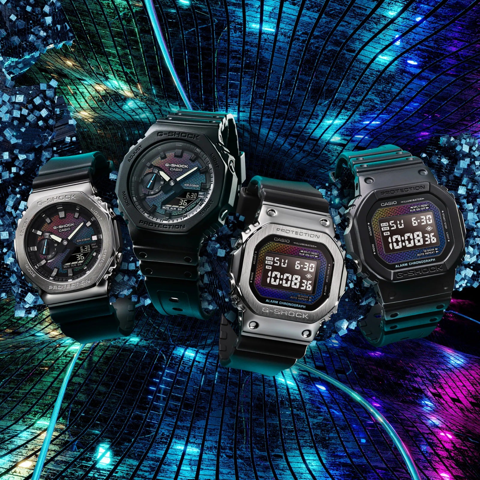 CASIO G-SHOCK GA-2100RW-1A MODEL WATCHES