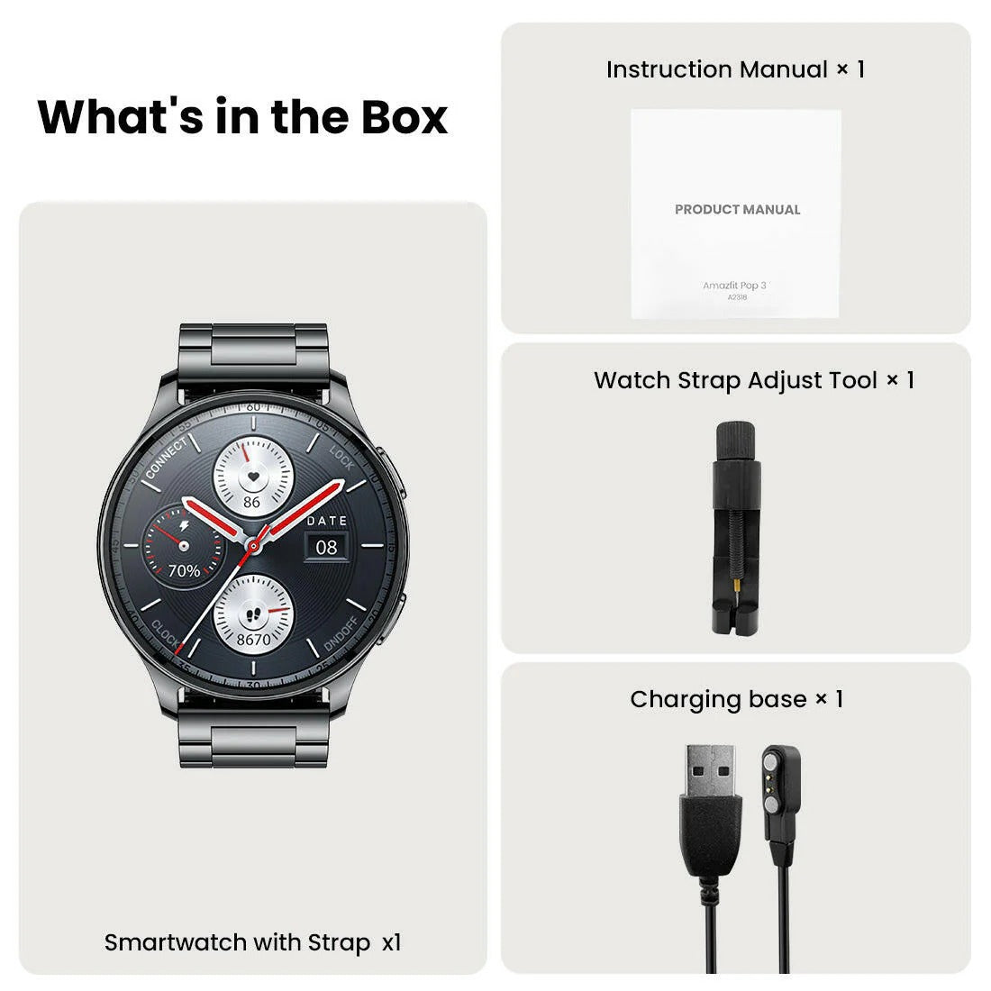 AMAZFIT POP 3R SMART WATCH