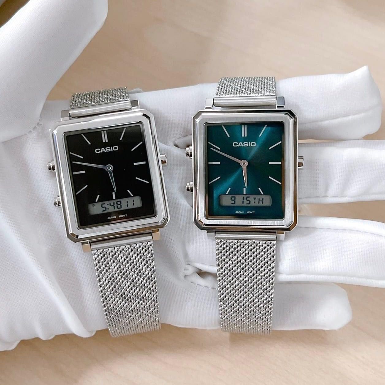 CASIO MTP-B205M-3EDF MODEL STANDARD ANALOG-DIGITAL COMBINATION MEN'S WATCHES