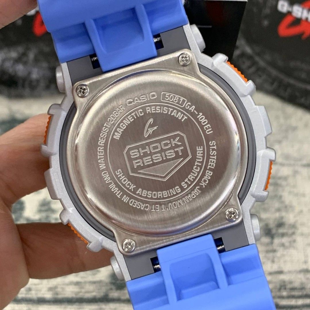 CASIO G-SHOCK GA-100EU-8A2DR MODEL WATCHES