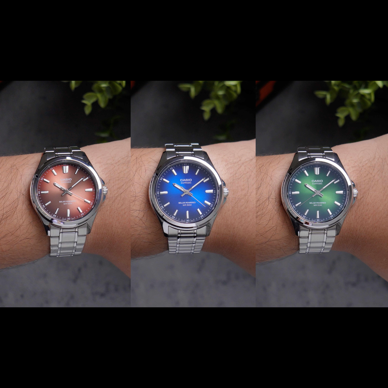 CASIO MTS-RS100D-5A SAPPHIRE MODEL STANDARD WATCHES