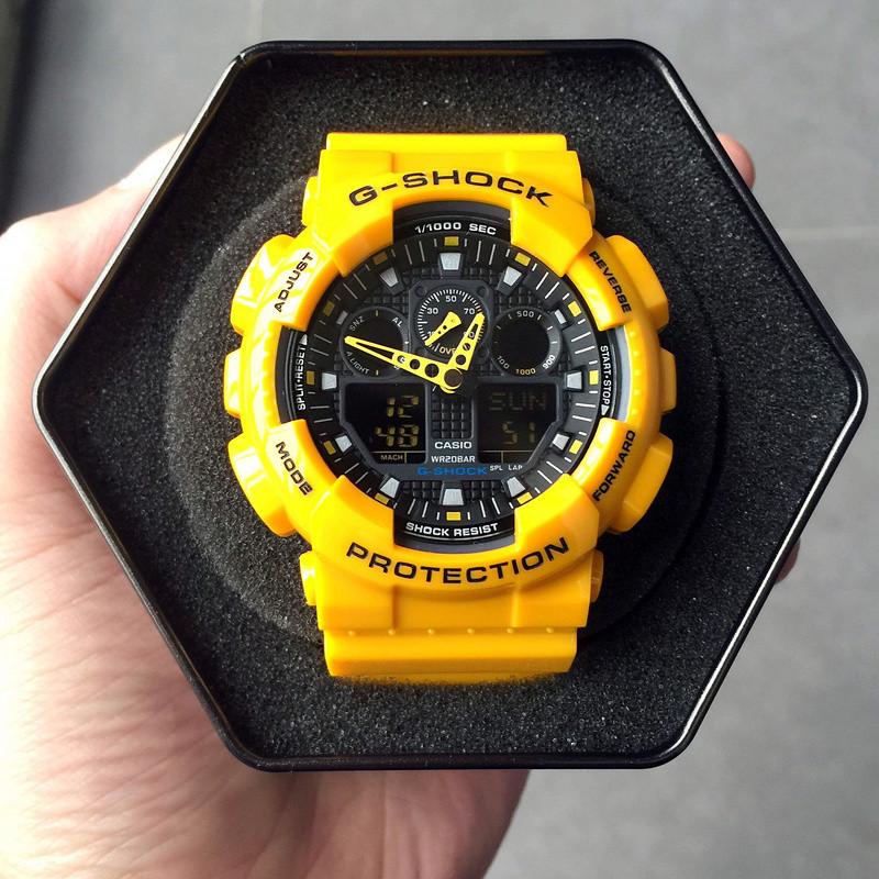 CASIO G-SHOCK GA-100A-9ADR MODEL WATCHES