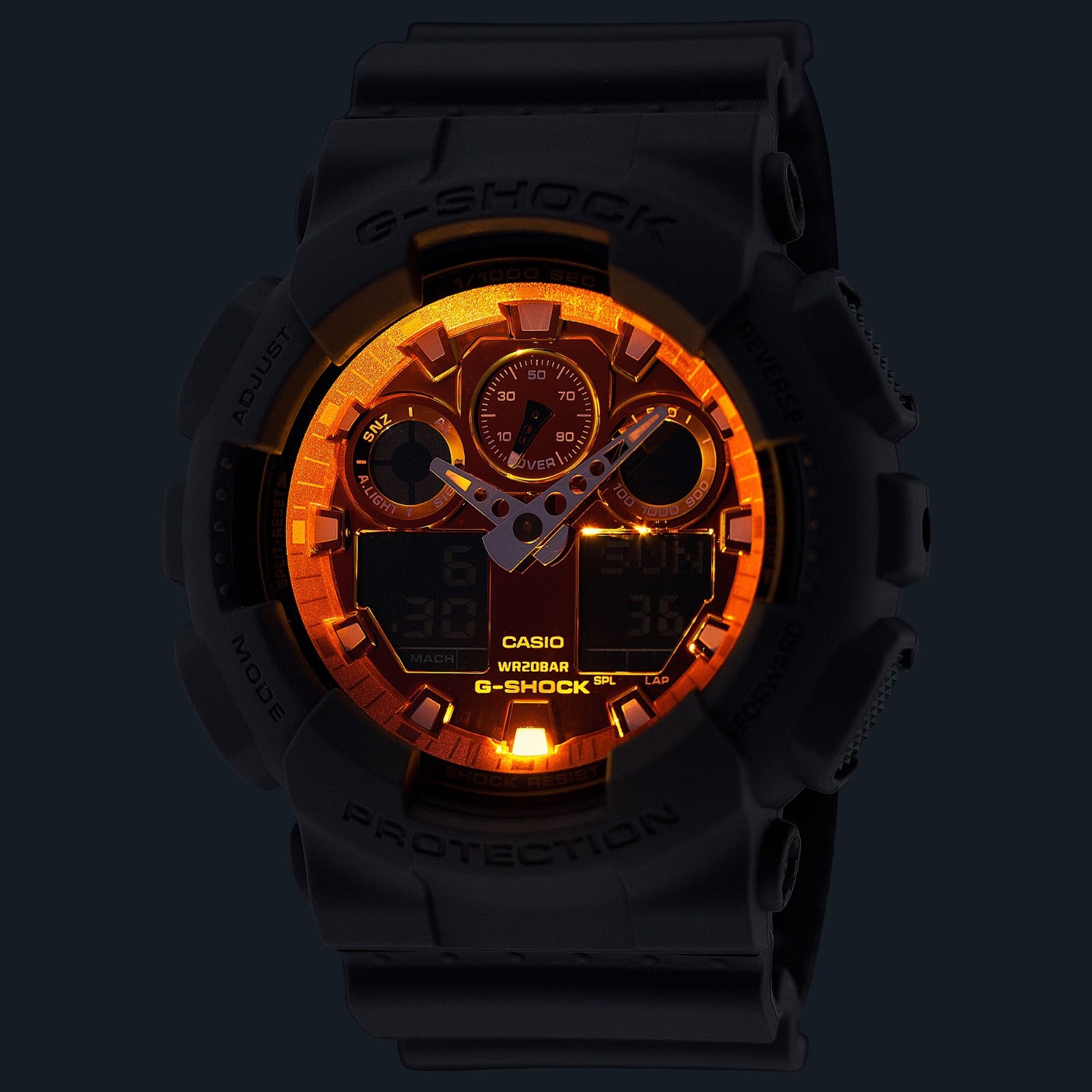 CASIO G-SHOCK GA-100FL-8A MODEL WATCHES