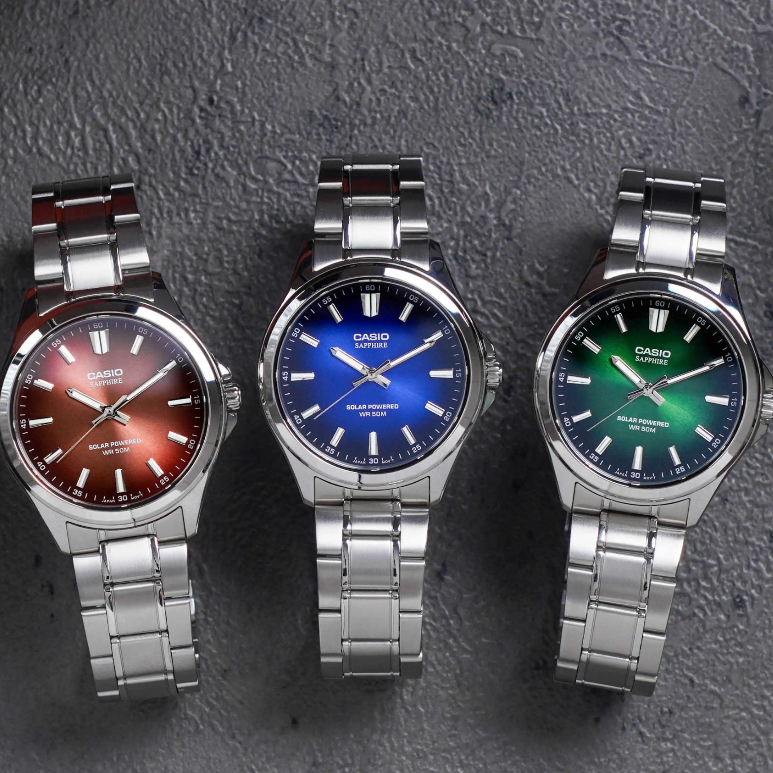 CASIO MTS-RS100D-5A SAPPHIRE MODEL STANDARD WATCHES