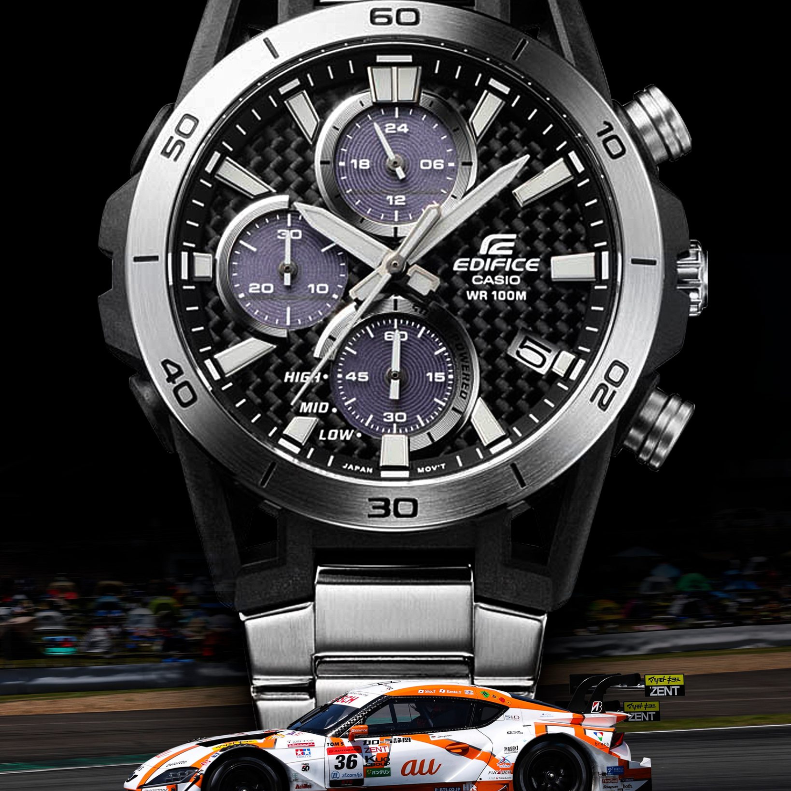 CASIO EDIFICE EQS-960D-1AVUDF Men’s Watch | Stainless Steel Silver | Motorsport-Inspired Premium Style