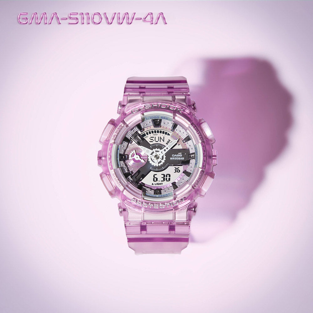 ساعات كاسيو جي-شوك ​​موديل GMA-S110VW-4ADR