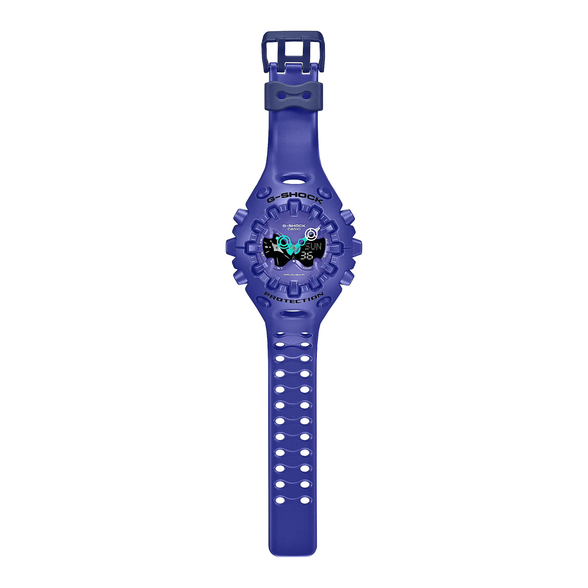 G-SHOCK GA-V01-2A Men’s Analog-Digital Watch – Tough Solar, Shock Resistant, 200M Water Resistance – Blue