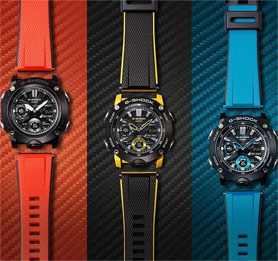 CASIO G-SHOCK GA-2000-1A2 MODEL WATCHES