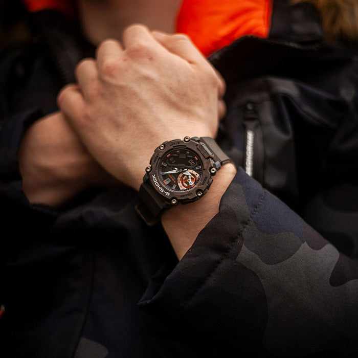 CASIO G-SHOCK GA-2200MFR-5A MODEL DIGITAL-ANALOG WATCHES