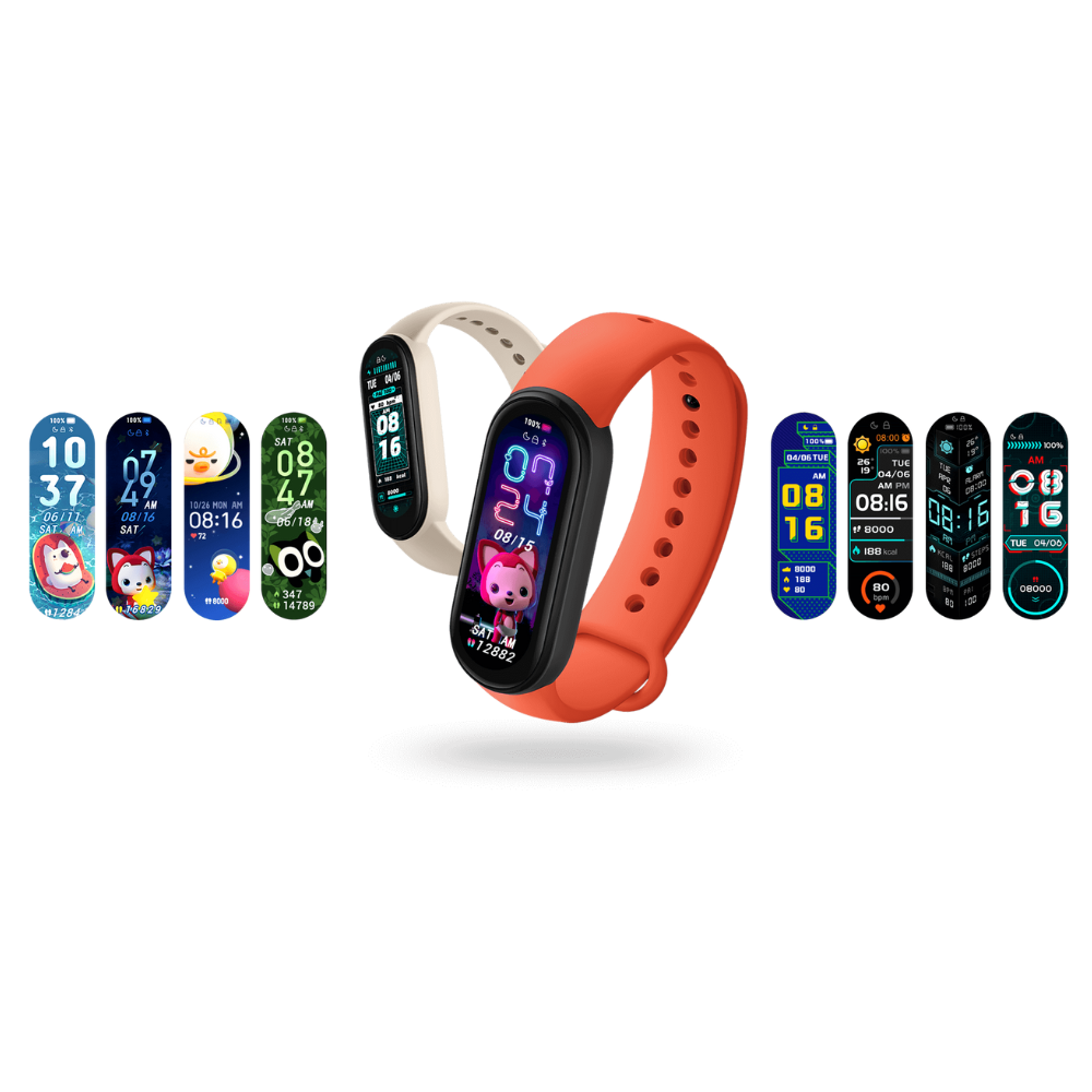 Xiaomi Mi Smart Band 6 – AMOLED Full-Screen Display, SpO₂ & Heart Rate Monitoring, 30 Sports Modes, Sleep Tracking, 14-Day Battery Life, 5 ATM Waterproof – Black Fitness Smart Bracelet for Android & iOS