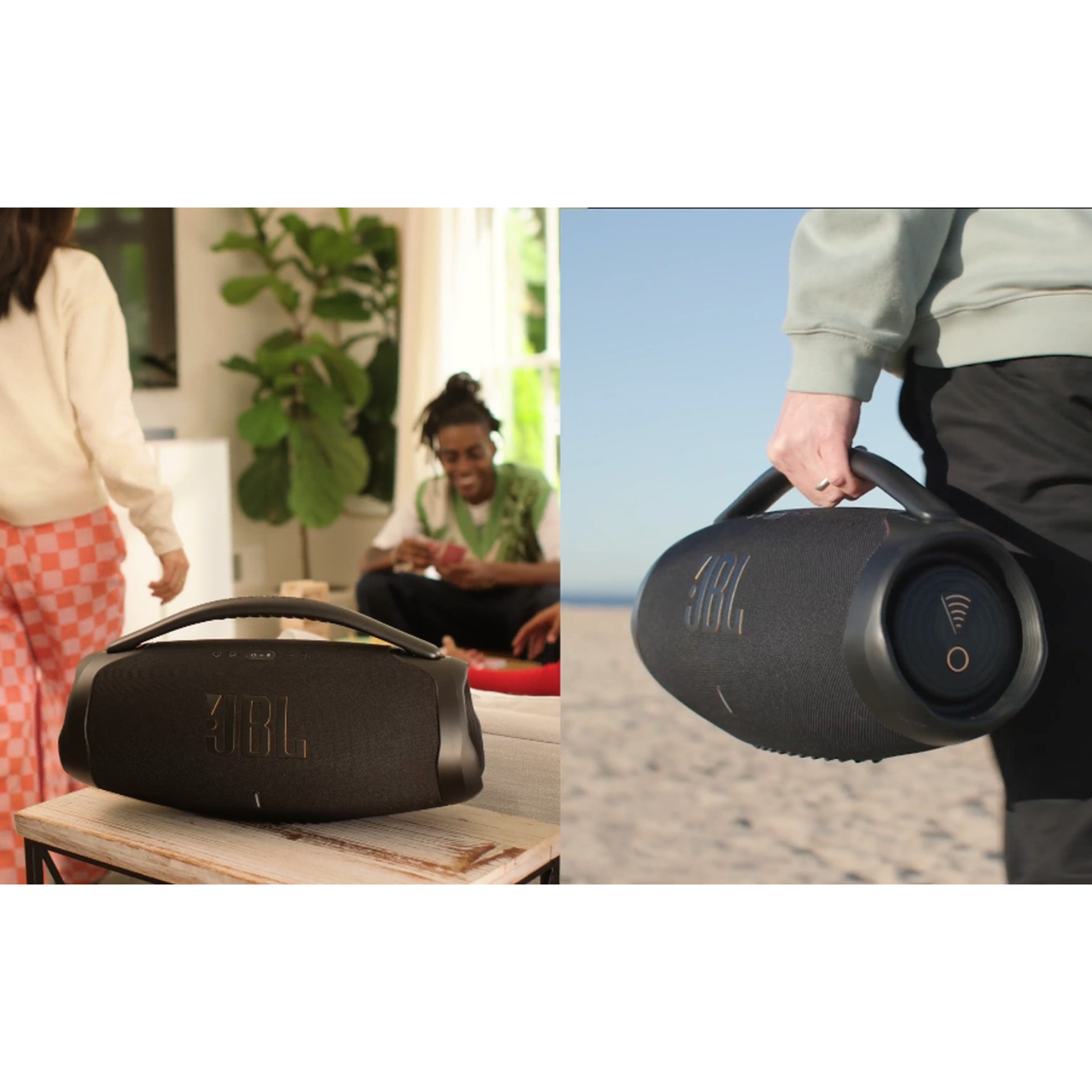 مكبر صوت محمول JBL BOOM BOX 3 مزود بخاصية الواي فاي وتقنية البلوتوث