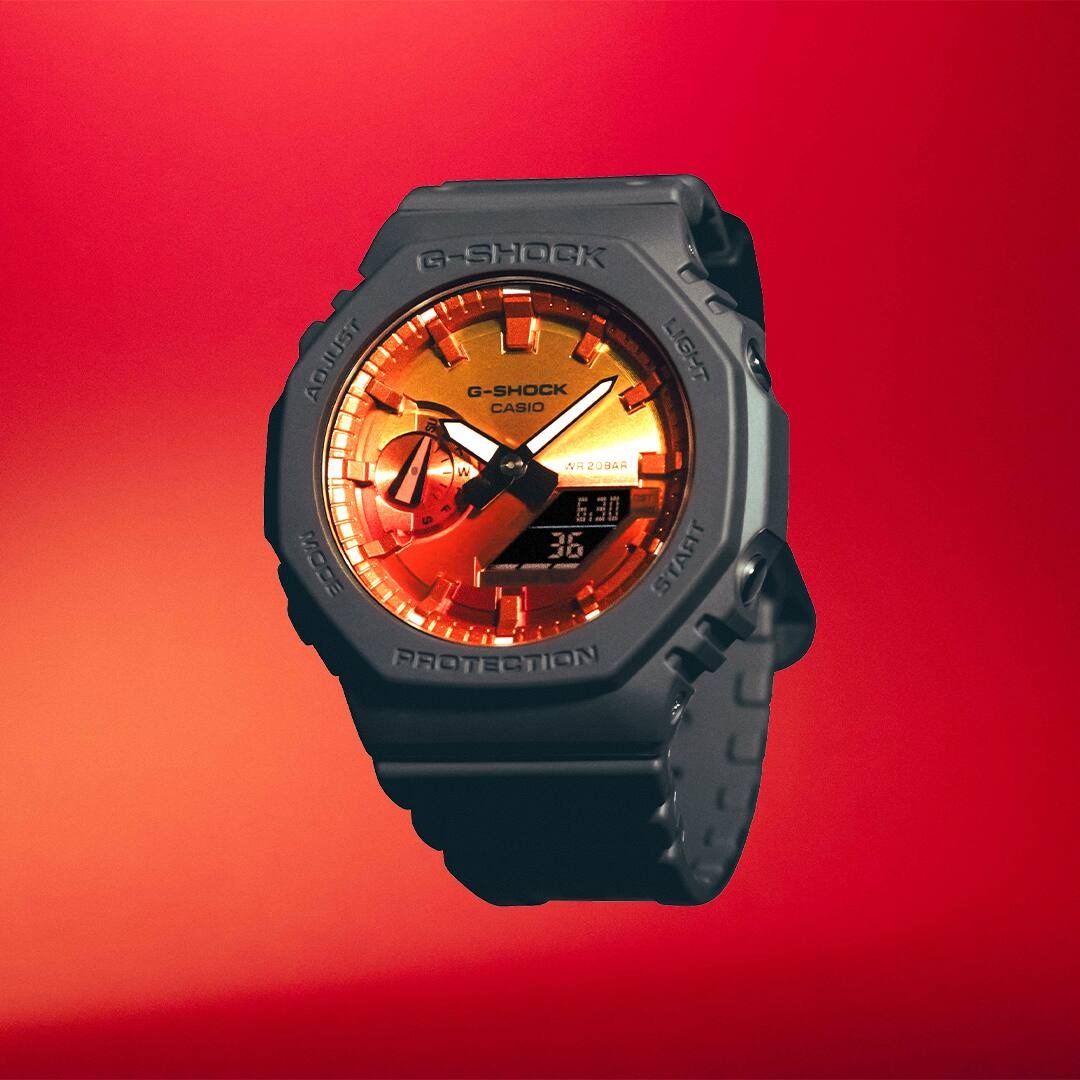 CASIO G-SHOCK GA-2100FL-8A MODEL WATCHES