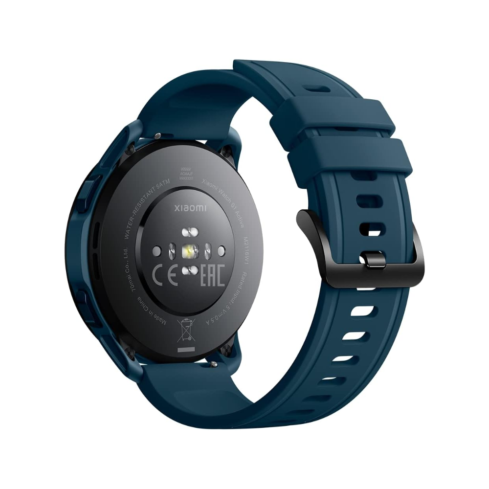 Xiaomi Watch S1 Active Global Smart Watch – 1.43” AMOLED Display, Bluetooth Calling, Dual-Band GPS, 117 Fitness Modes, SpO₂, Heart Rate & Sleep Monitoring, 5 ATM Waterproof, Alexa Built-in – For Android & iOS